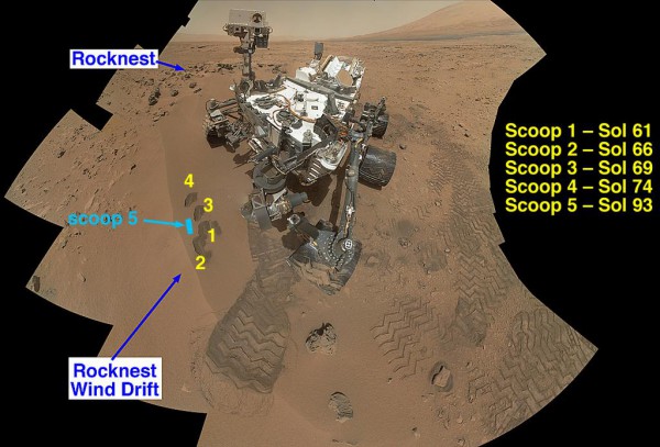 Марсоход Curiosity обнаружил органику, но ее происхождение пока под вопросом Марсоход Curiosity обнаружил органику, но ее происхождение пока под вопросом