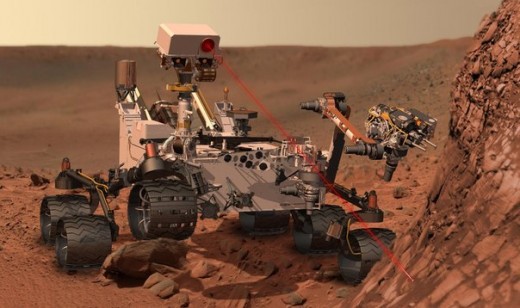 Марсоход "Кьюриосити" отметил свою первую годовщину пребывания на Марсе