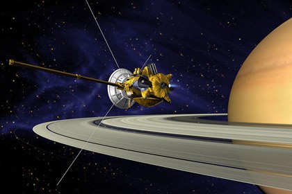 Cтанция Cassini сделала фотографию Сатурна и его колец Cтанция Cassini сделала фотографию Сатурна и его колец