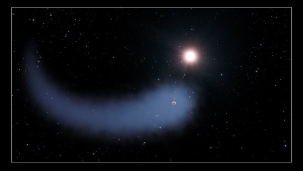 Огромное водородное облако обнаружено вокруг экзопланеты Gliese 436 b Огромное водородное облако обнаружено вокруг экзопланеты Gliese 436 b