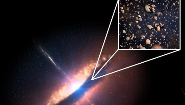 Ученые открыли каменное кольцо вокруг молодой звезды Ученые открыли каменное кольцо вокруг молодой звезды