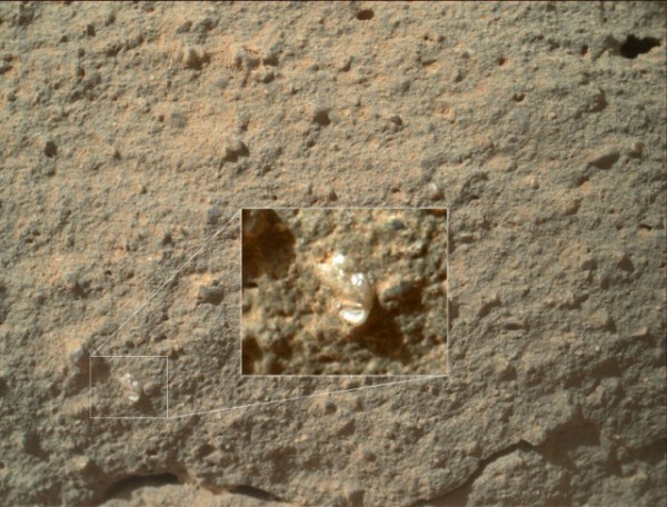 Марсоход Curiosity сфотографировал "марсианский цветок" Марсоход Curiosity сфотографировал "марсианский цветок"