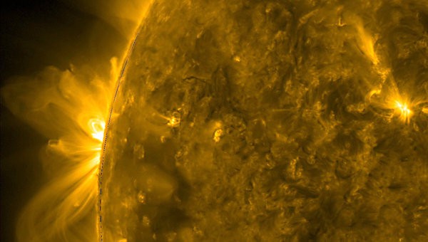NASA опубликовало снимки двух активных областей на Солнце NASA опубликовало снимки двух активных областей на Солнце