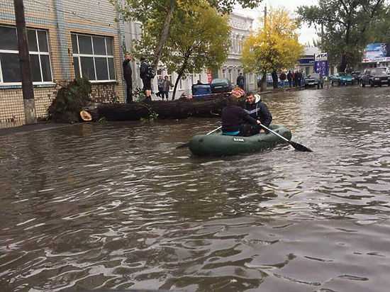 Последствия урагана в Одессе