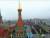 Самолет-разведчик над Москвой собирает данные о погоде