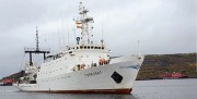Гидрографическое судно «Горизонт» вернулось из арктической экспедиции Гидрографическое судно «Горизонт» вернулось из арктической экспедиции