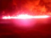 Пожар на магистральном нефтепроводе Куйбышев-Тихорецк потушен Пожар на магистральном нефтепроводе Куйбышев-Тихорецк потушен