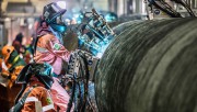 «Газпром» построил треть газопровода «Северный поток-2». «Газпром» построил треть газопровода «Северный поток-2».